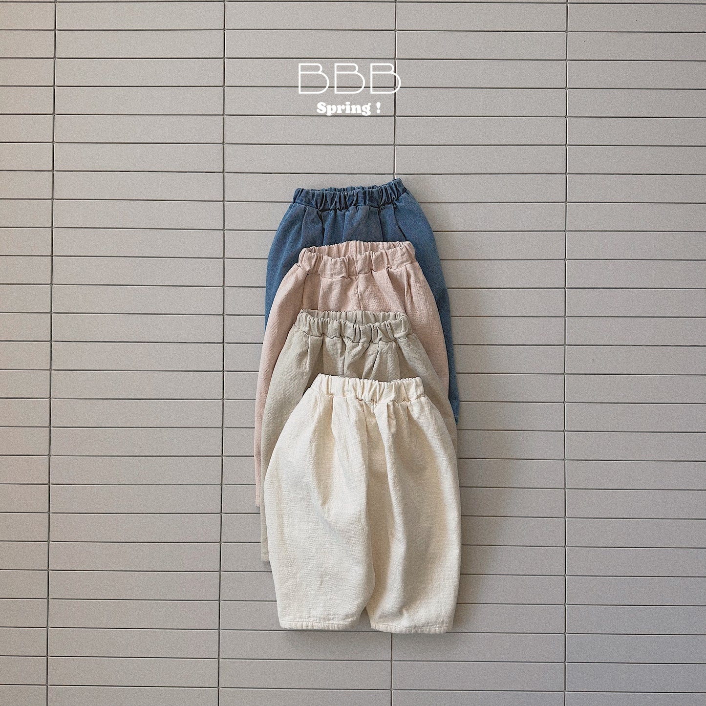 韓國童裝 26春 | BB25 Pingger Pants (70-130cm)