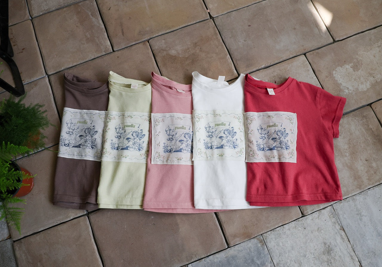 韓國童裝 26夏| FU15 Sienna T-shirt 席耶娜T恤 (90-140cm)