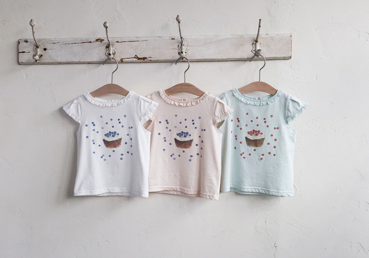 韓國童裝 26夏| FU24 Blueberry T-shirt 藍莓T恤 (90-140cm)
