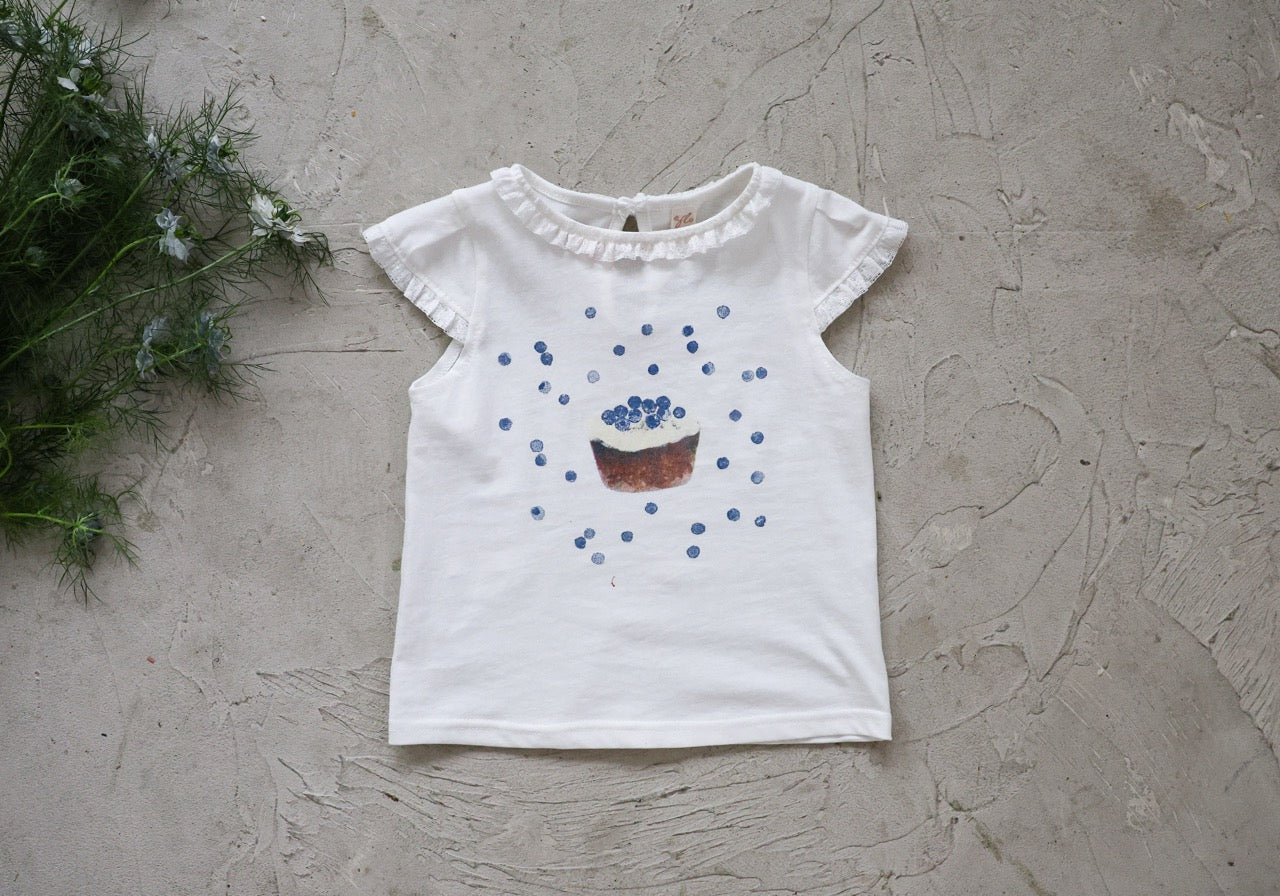韓國童裝 26夏| FU24 Blueberry T-shirt 藍莓T恤 (90-140cm)