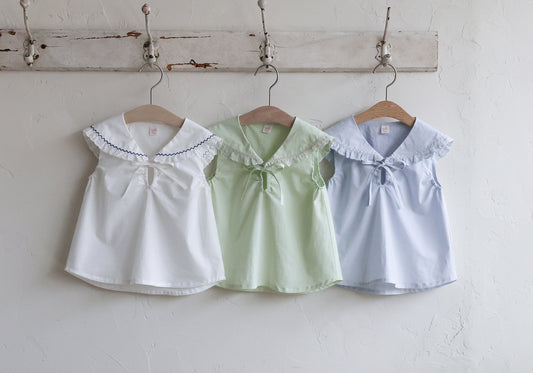 韓國童裝 26夏| FU33 Sandy Blouse 珊迪襯衫 (90-140cm)