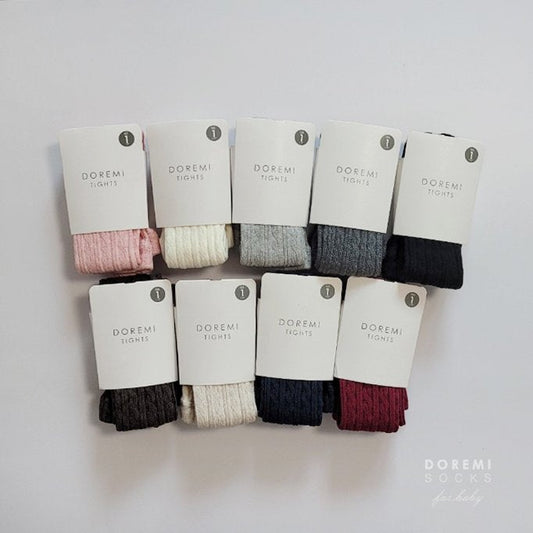 DOREMI SOCKS | Cable Tights 褲襪 (2組或之上減$10*) - FLO | FLOWERKKOCH 