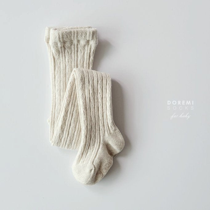 DOREMI SOCKS | Cable Tights 褲襪 (2組或之上減$10*) - FLO | FLOWERKKOCH 