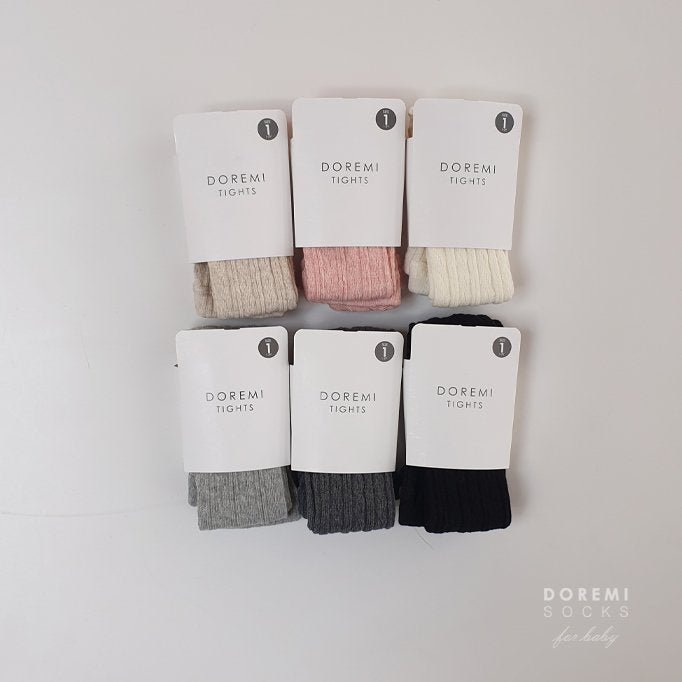 DOREMI SOCKS | Cable Tights 褲襪 (2組或之上減$10*) - FLO | FLOWERKKOCH 