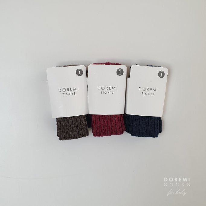 DOREMI SOCKS | Cable Tights 褲襪 (2組或之上減$10*) - FLO | FLOWERKKOCH 