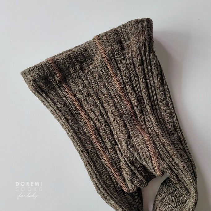 DOREMI SOCKS | Cable Tights 褲襪 (2組或之上減$10*) - FLO | FLOWERKKOCH 