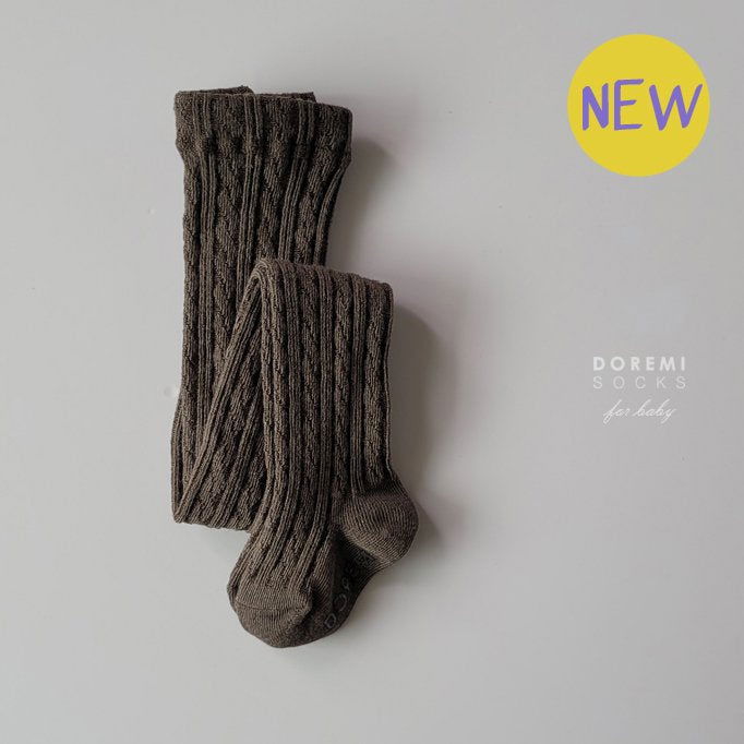 DOREMI SOCKS | Cable Tights 褲襪 (2組或之上減$10*) - FLO | FLOWERKKOCH 