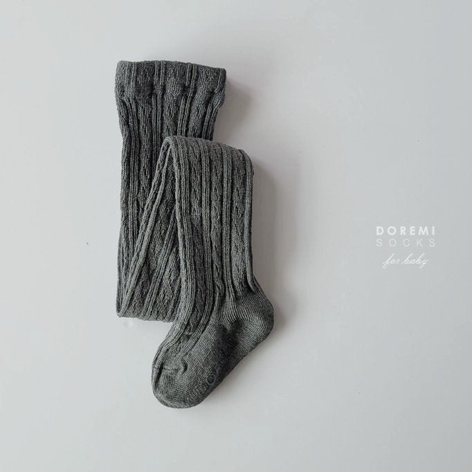 DOREMI SOCKS | Cable Tights 褲襪 (2組或之上減$10*) - FLO | FLOWERKKOCH 