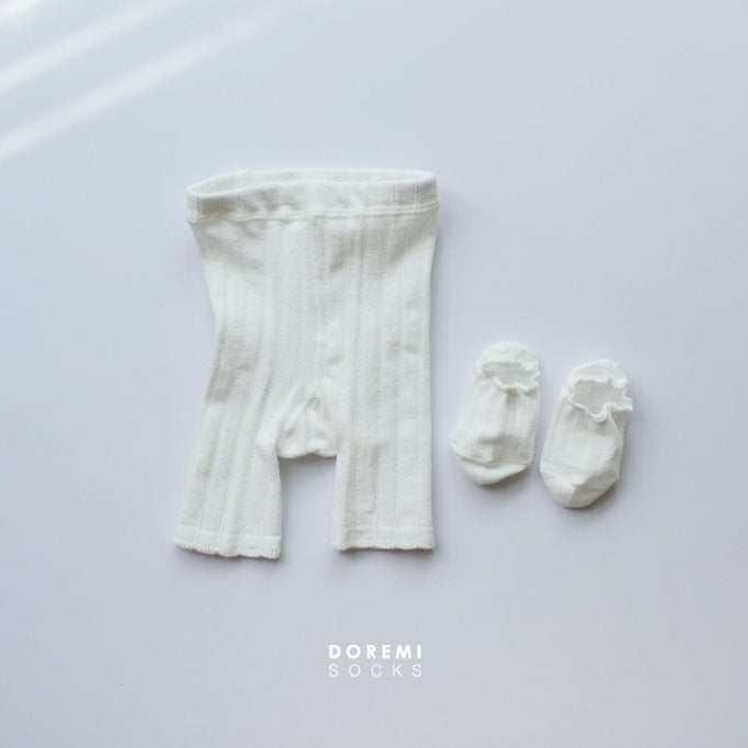 DOREMI SOCKS | Crop tights & Invisible Socks 短褲襪連短襪 (2組或之上減$10*) - FLO | FLOWERKKOCH 