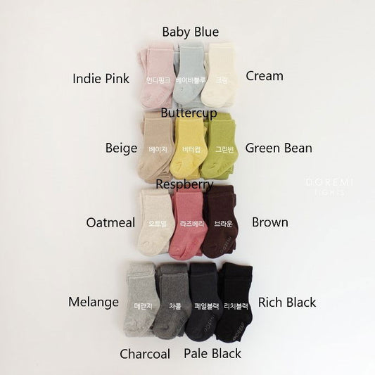 DOREMI SOCKS | Footless Tights & Socks (2組或之上減$10*) - FLO | FLOWERKKOCH 
