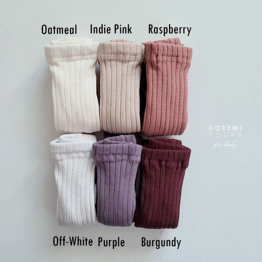 DOREMI SOCKS |  Ribbed Tights 褲襪 2 (2組或之上減$10*) - FLO | FLOWERKKOCH 