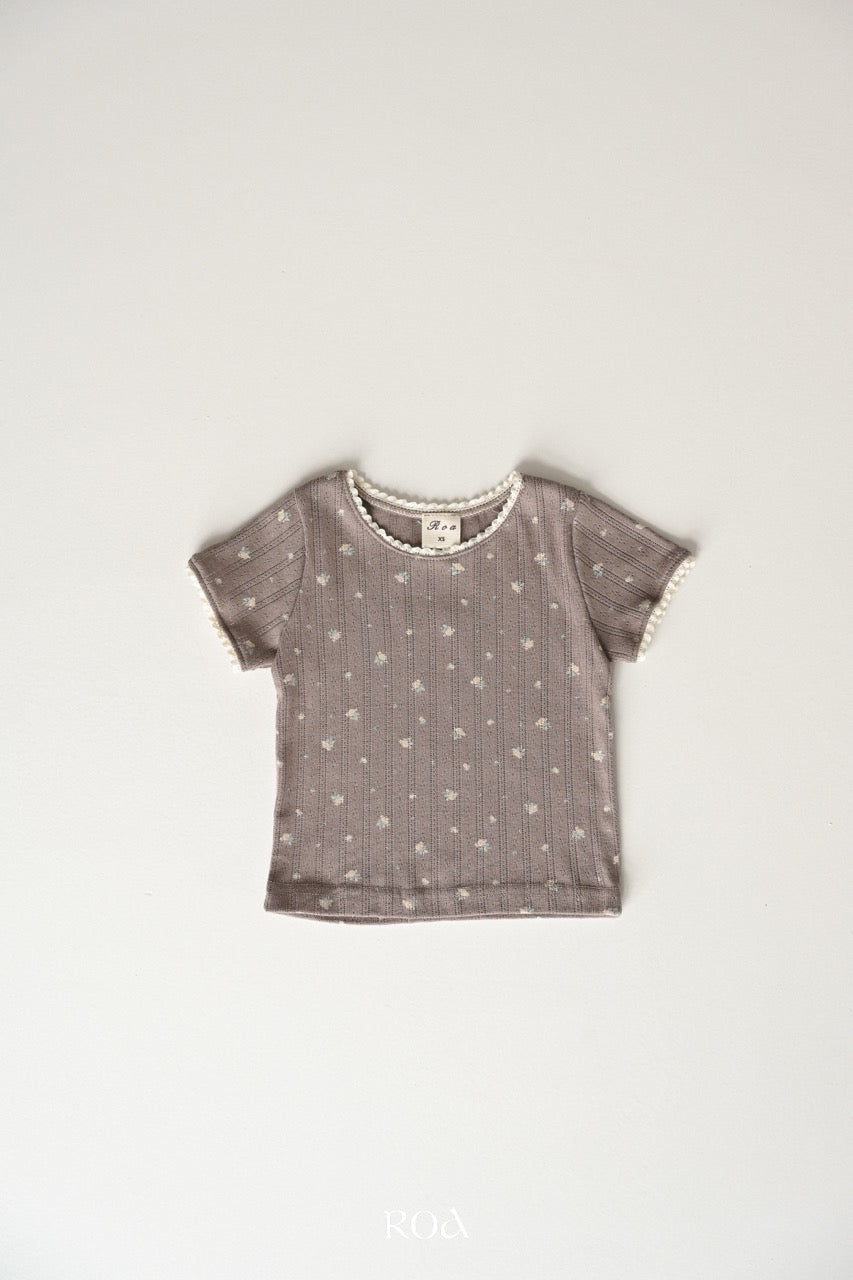 韓國童裝 26夏| RO24 Pin Coat Short Sleeve T-shirt (90-120cm)