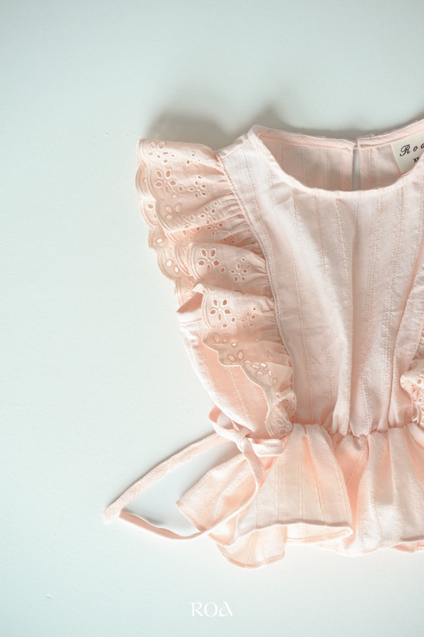 韓國童裝 26夏| RO18 Shabang Wing Blouse (90-120cm)