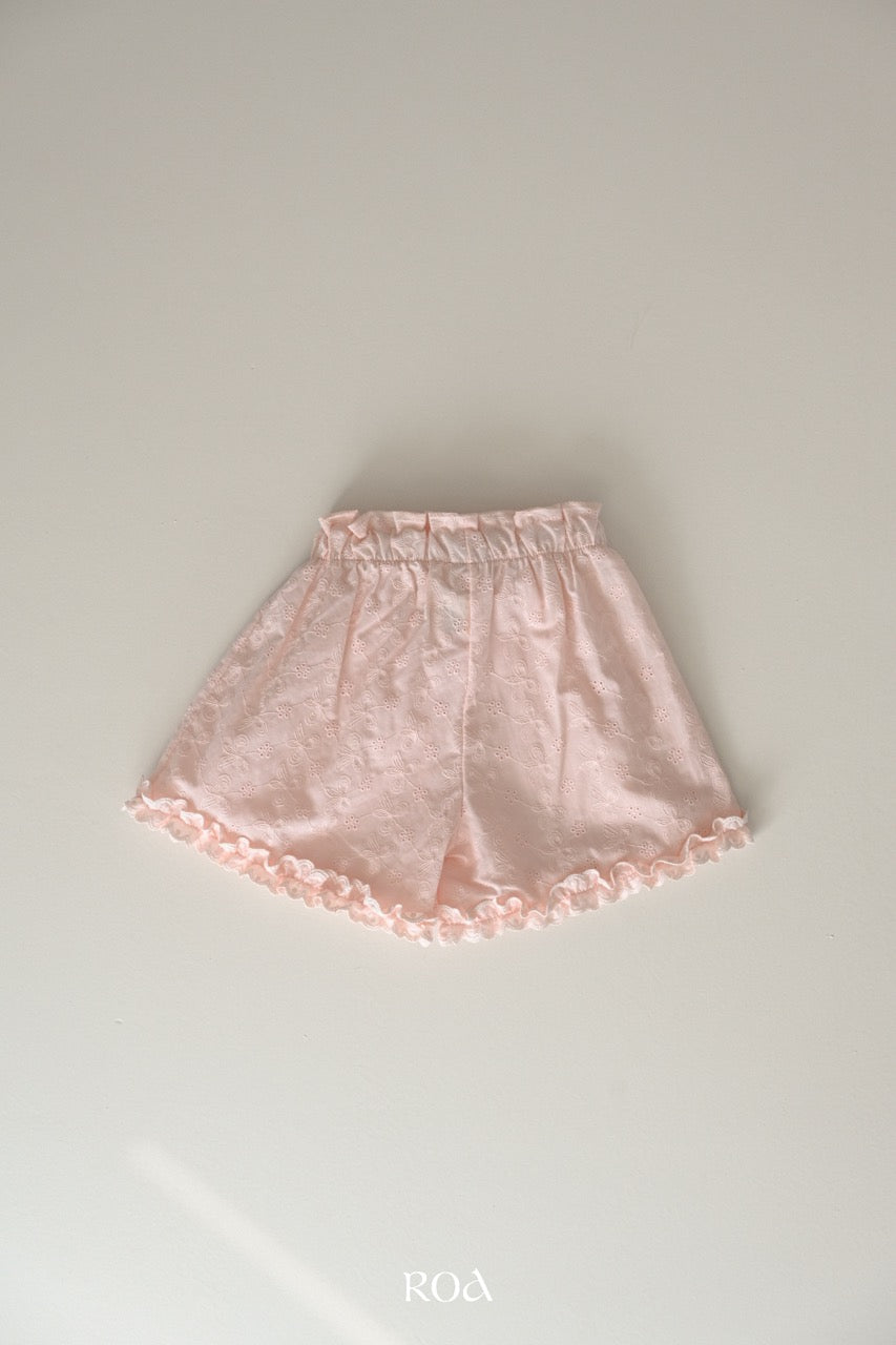 韓國童裝 26夏| RO29 Rosy Ribbon Pants (90-120cm)