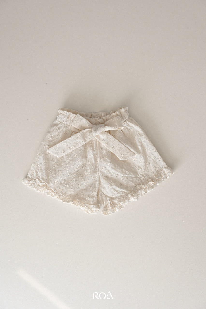 韓國童裝 26夏| RO29 Rosy Ribbon Pants (90-120cm)
