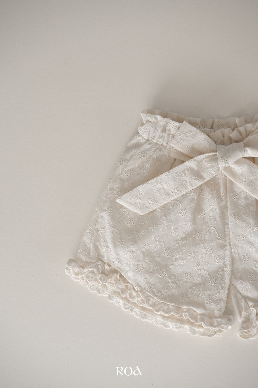韓國童裝 26夏| RO29 Rosy Ribbon Pants (90-120cm)