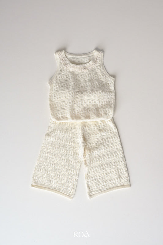 韓國童裝 26夏| RO05 Chouchou Knit Set (90-120cm)