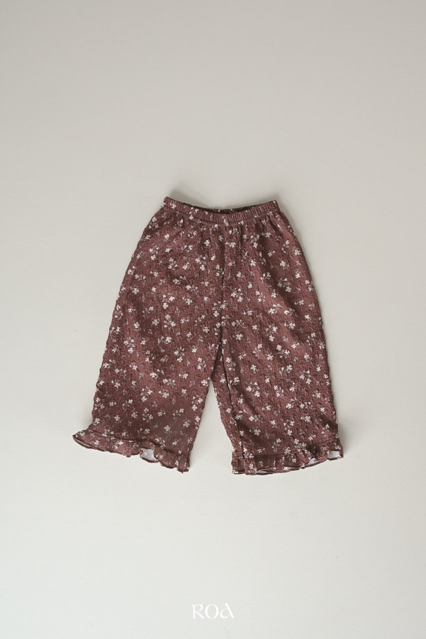 韓國童裝 26夏| RO32 Vintage Bloom Pants (90-120cm)