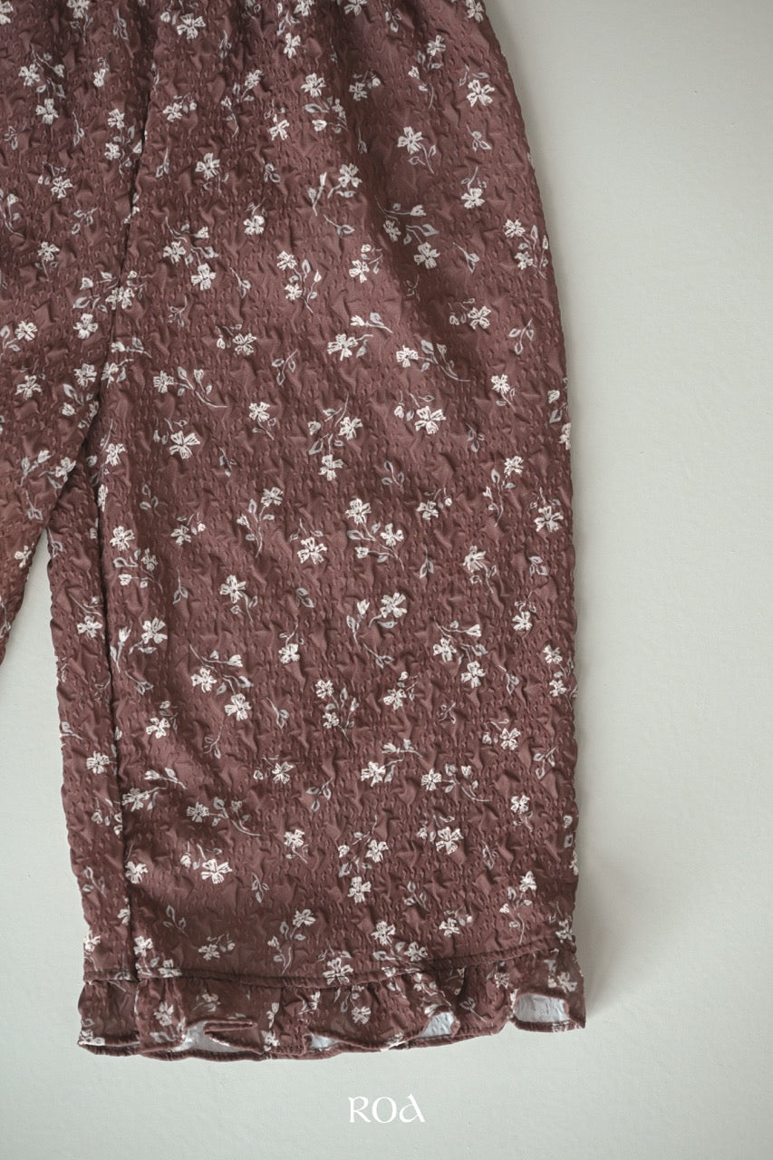 韓國童裝 26夏| RO32 Vintage Bloom Pants (90-120cm)