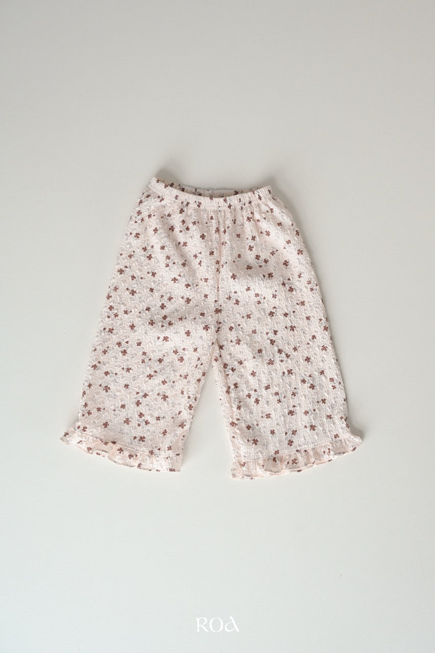 韓國童裝 26夏| RO32 Vintage Bloom Pants (90-120cm)