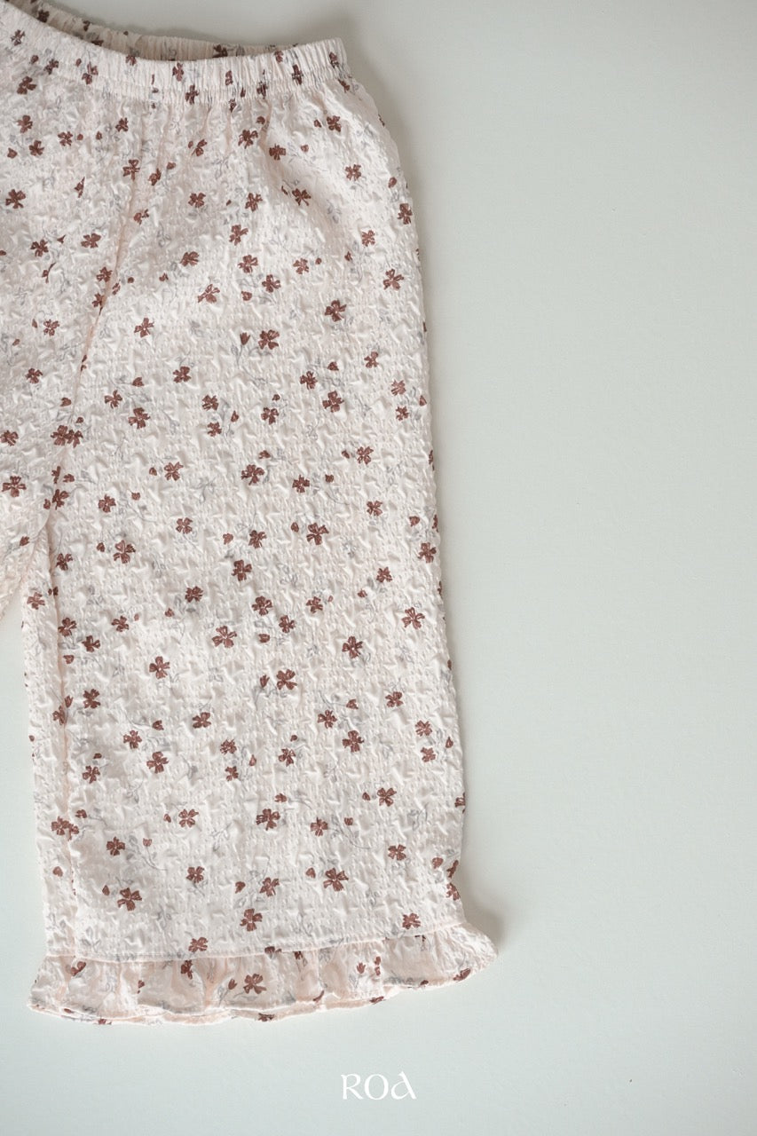 韓國童裝 26夏| RO32 Vintage Bloom Pants (90-120cm)