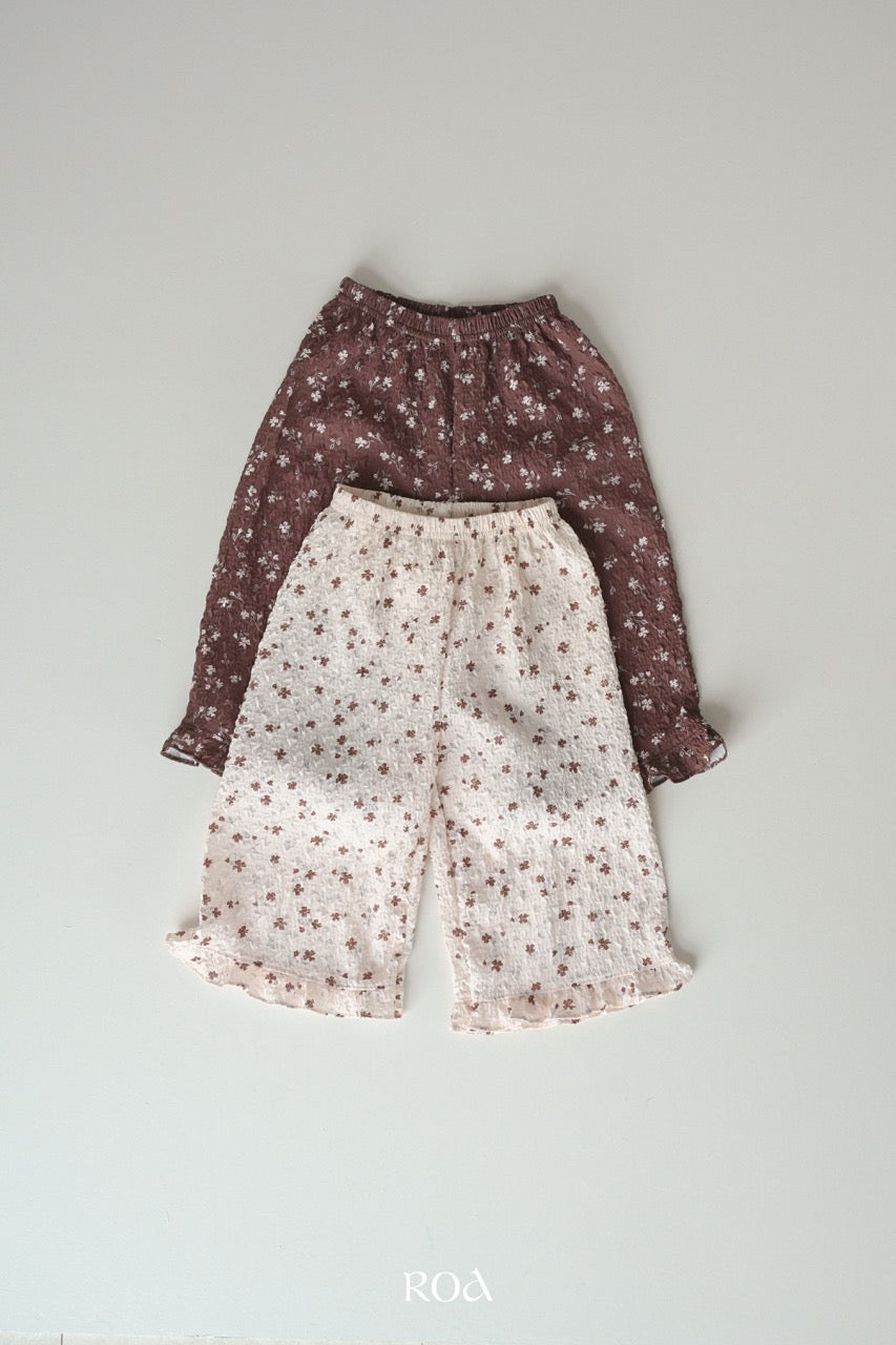 韓國童裝 26夏| RO32 Vintage Bloom Pants (90-120cm)