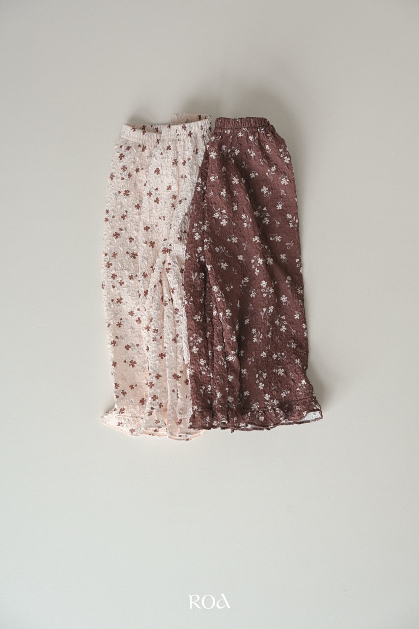 韓國童裝 26夏| RO32 Vintage Bloom Pants (90-120cm)