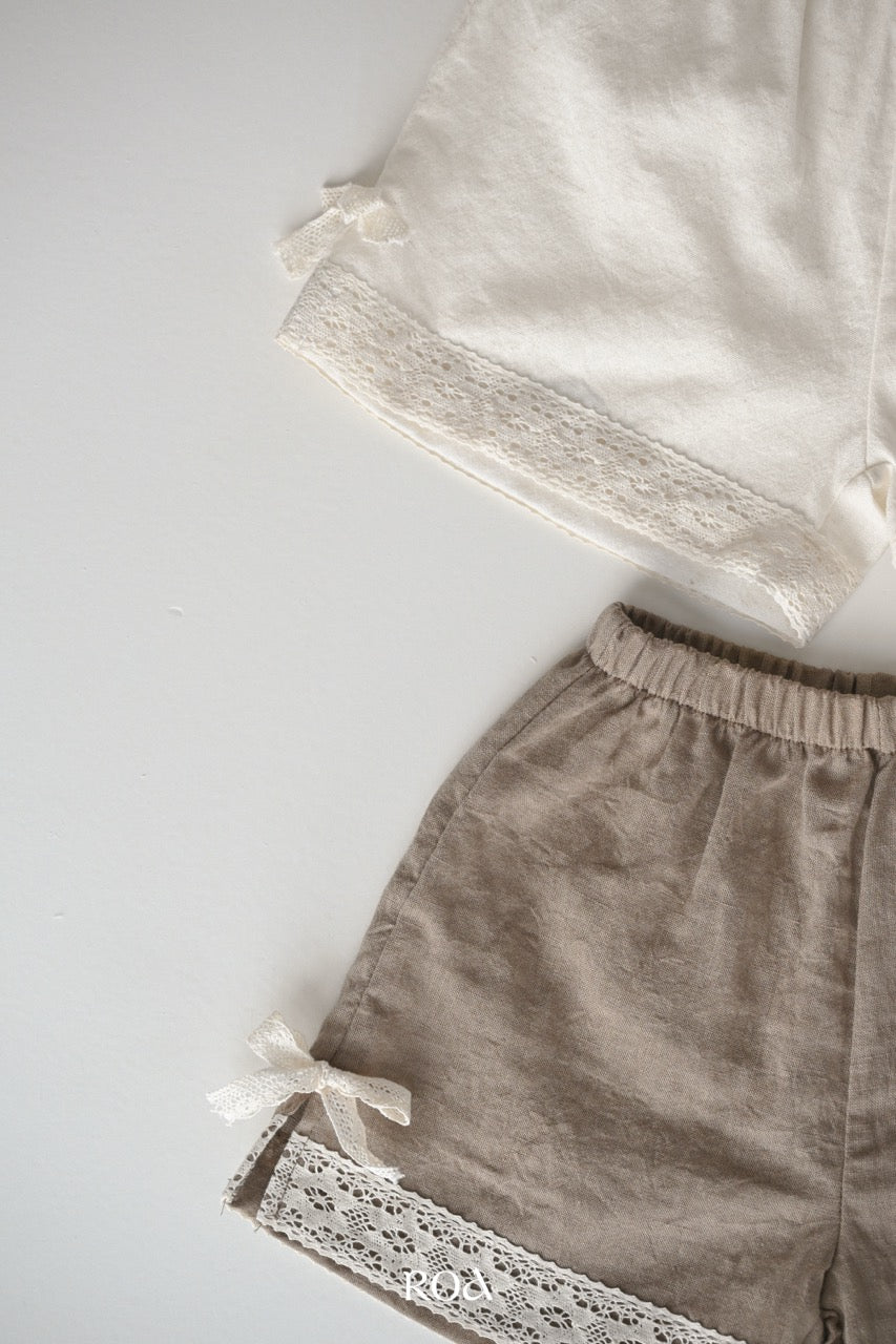 韓國童裝 26夏| RO31 Milk Slit Pants (90-120cm)