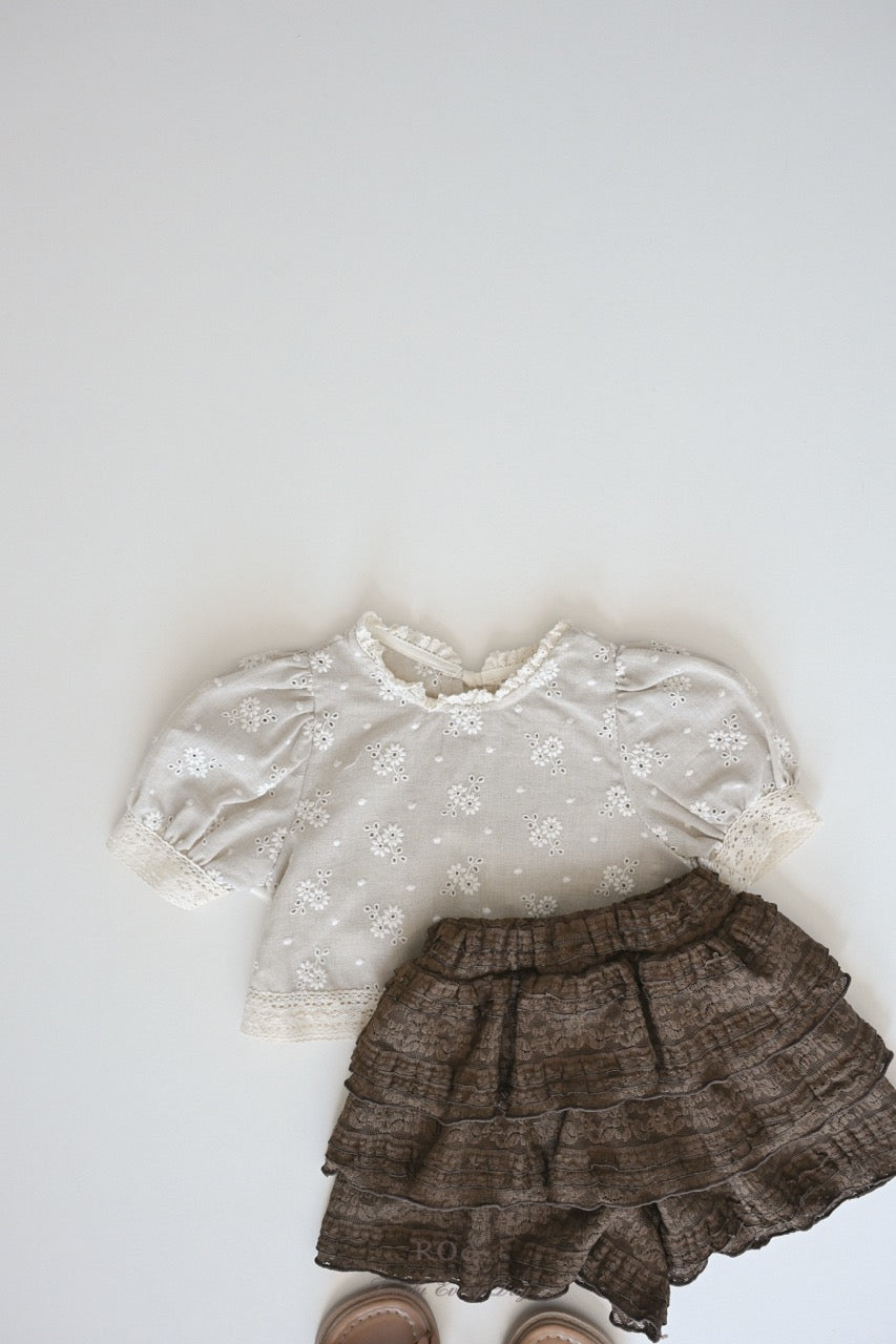 韓國童裝 26夏| RO14 Madeleine Blouse (90-120cm)