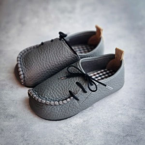 9月團) 韓國手工真皮鞋團  Milo Deep Grey