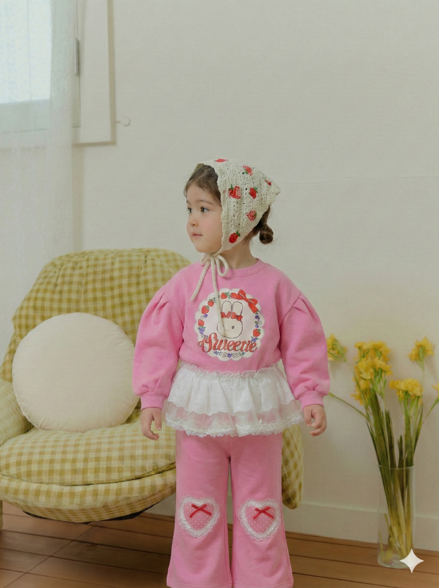 韓國童裝 26春 | SE44 鏤空蕾絲裙 (90~130cm)