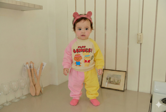 韓國童裝 26春 | SE09 冰淇淋套裝 (70~100cm)