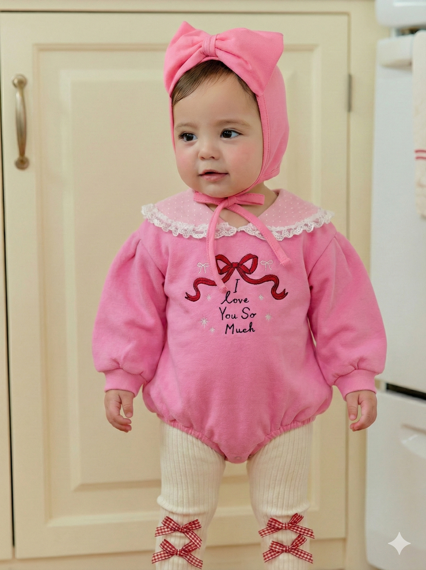 韓國童裝 26春 | SE15 水手領包屁衣 (70~90cm)