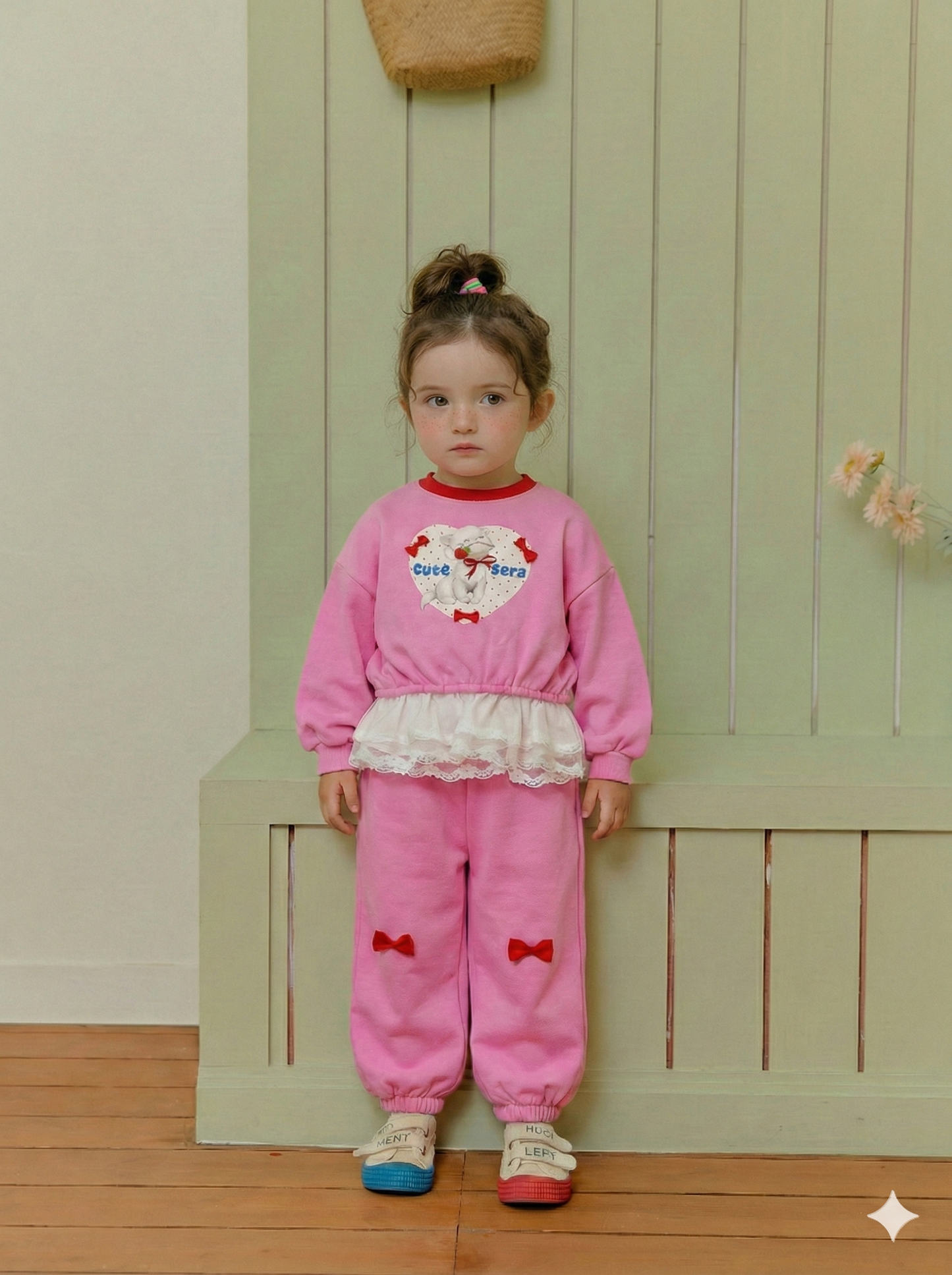 韓國童裝 26春 | SE42 Love套裝 (90~130cm)