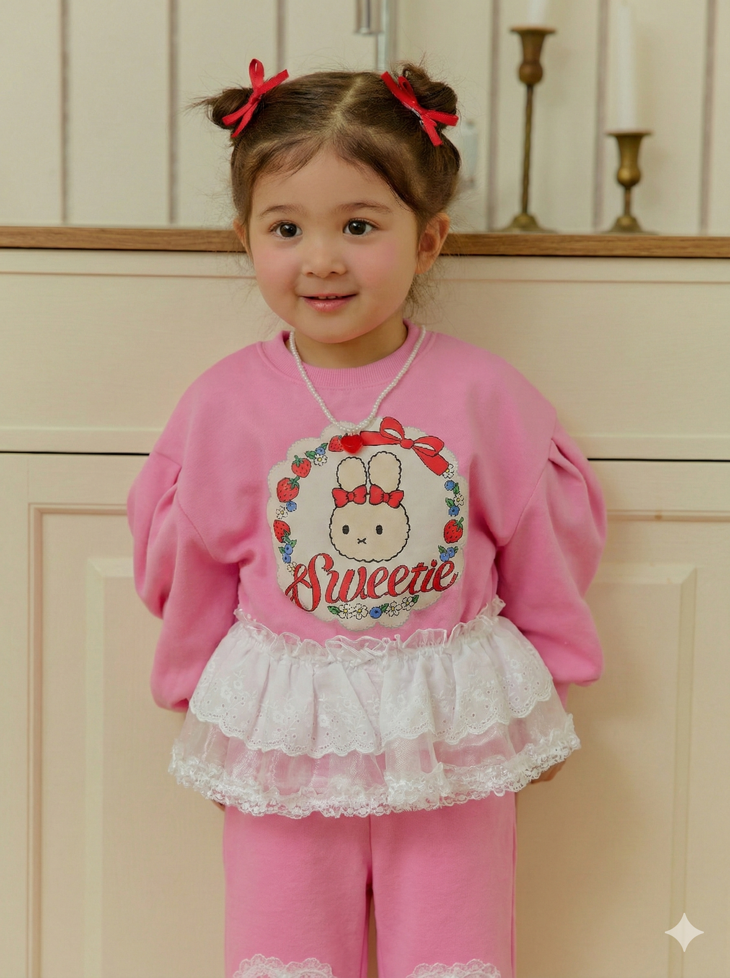 韓國童裝 26春 | SE44 鏤空蕾絲裙 (90~130cm)