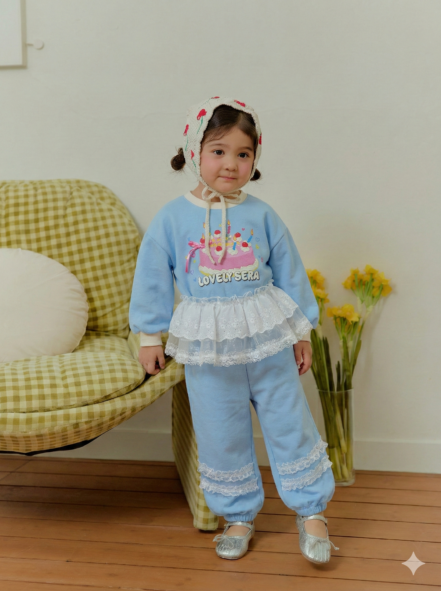 韓國童裝 26春 | SE44 鏤空蕾絲裙 (90~130cm)