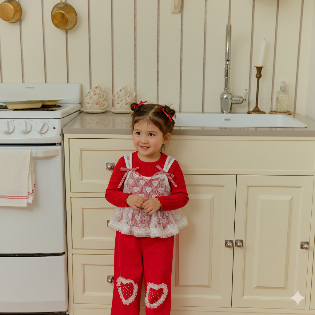 韓國童裝 26春 | SE30 圓點心褲 (90~130cm)