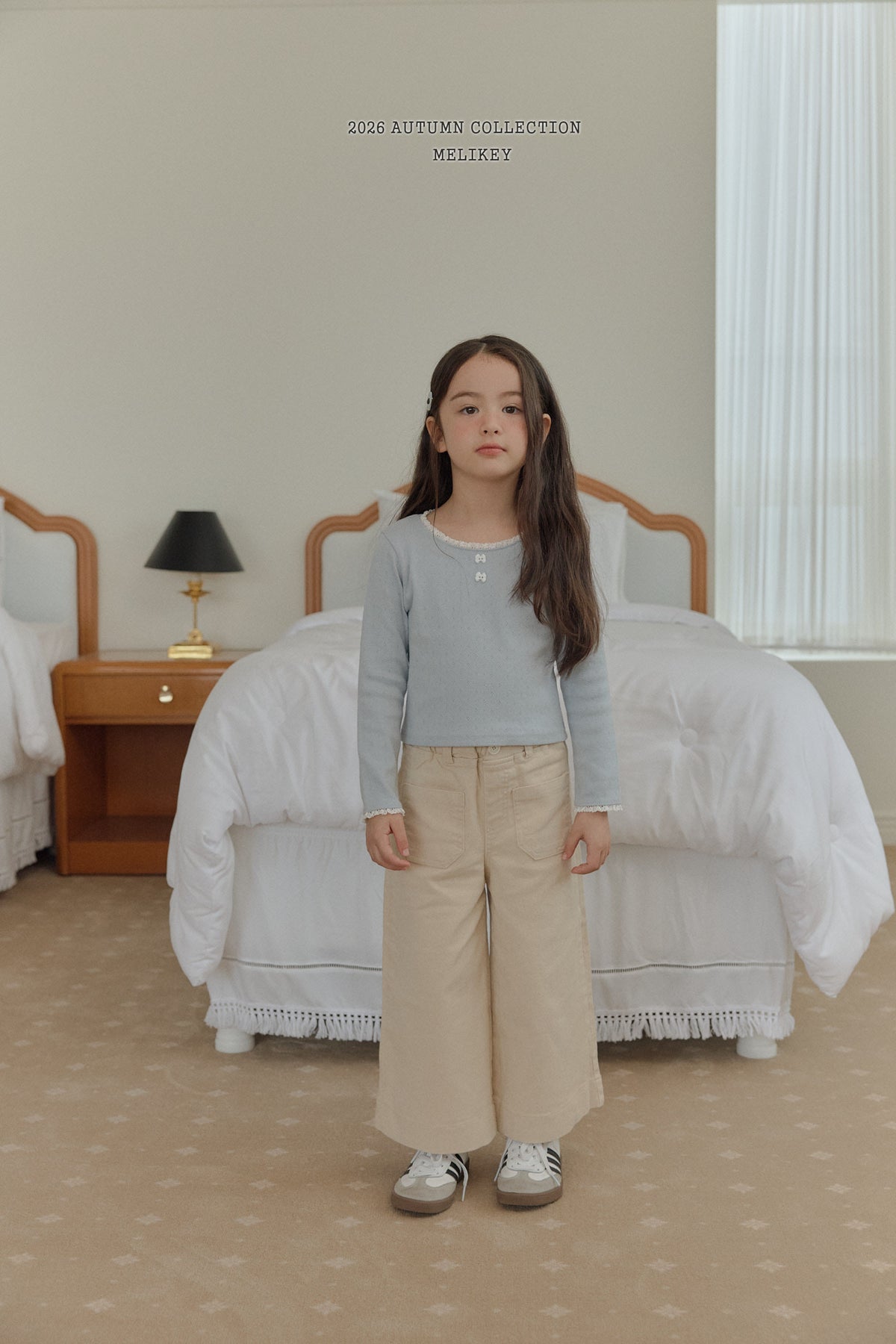 韓國童裝 26秋| ME43 Cotton 10-Min Wide Pants 寬鬆長褲 (80-140)