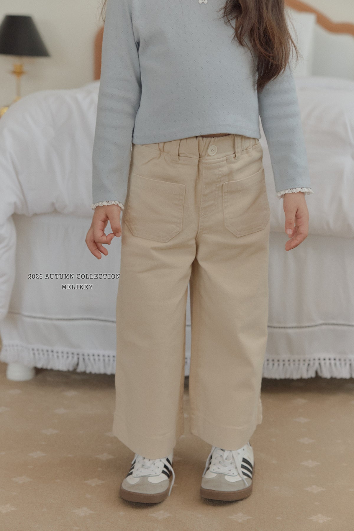 韓國童裝 26秋| ME43 Cotton 10-Min Wide Pants 寬鬆長褲 (80-140)