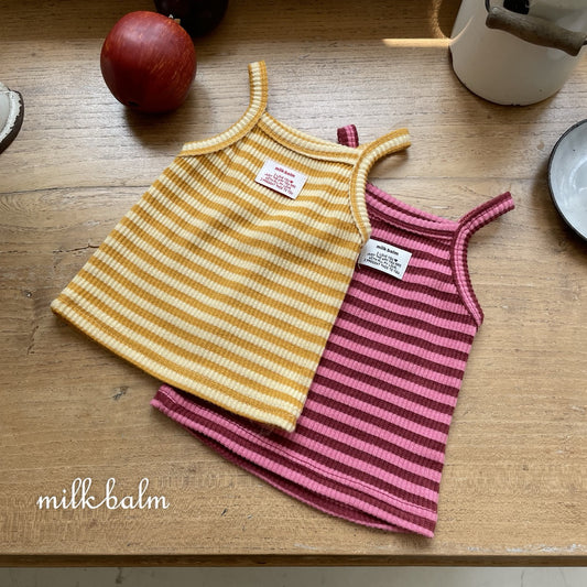 韓國童裝 26秋| MK21 Candy Stripe Bustier 背心