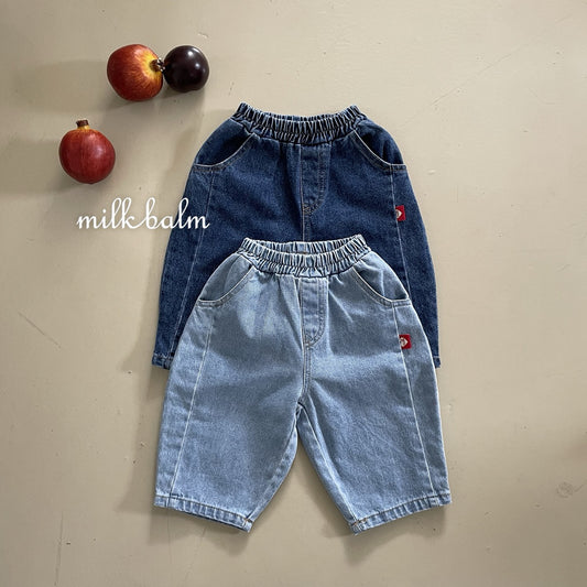 韓國童裝 26秋| MK10 Round Denim Pants 牛仔褲