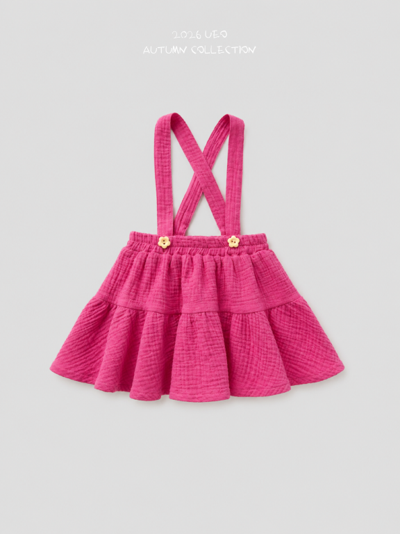 韓國童裝 26秋| UE06 Harmony Overall Skirt 吊帶裙 (90-130)