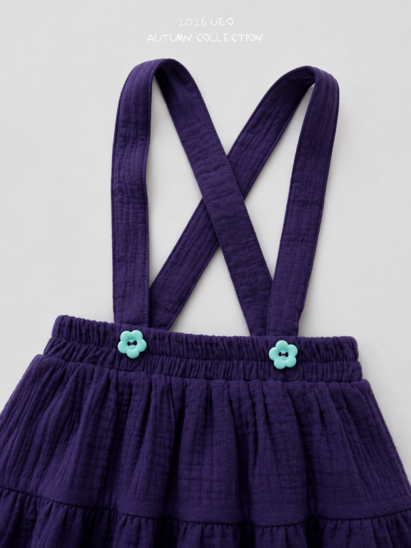 韓國童裝 26秋| UE06 Harmony Overall Skirt 吊帶裙 (90-130)