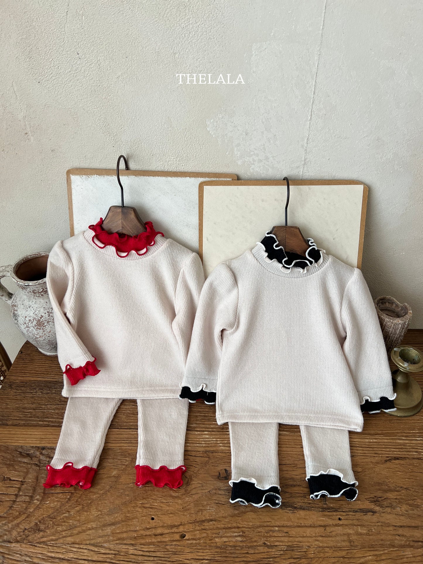 韓國童裝 25秋冬 | LA25444 2-tone Leggings  (Baby & Kids)