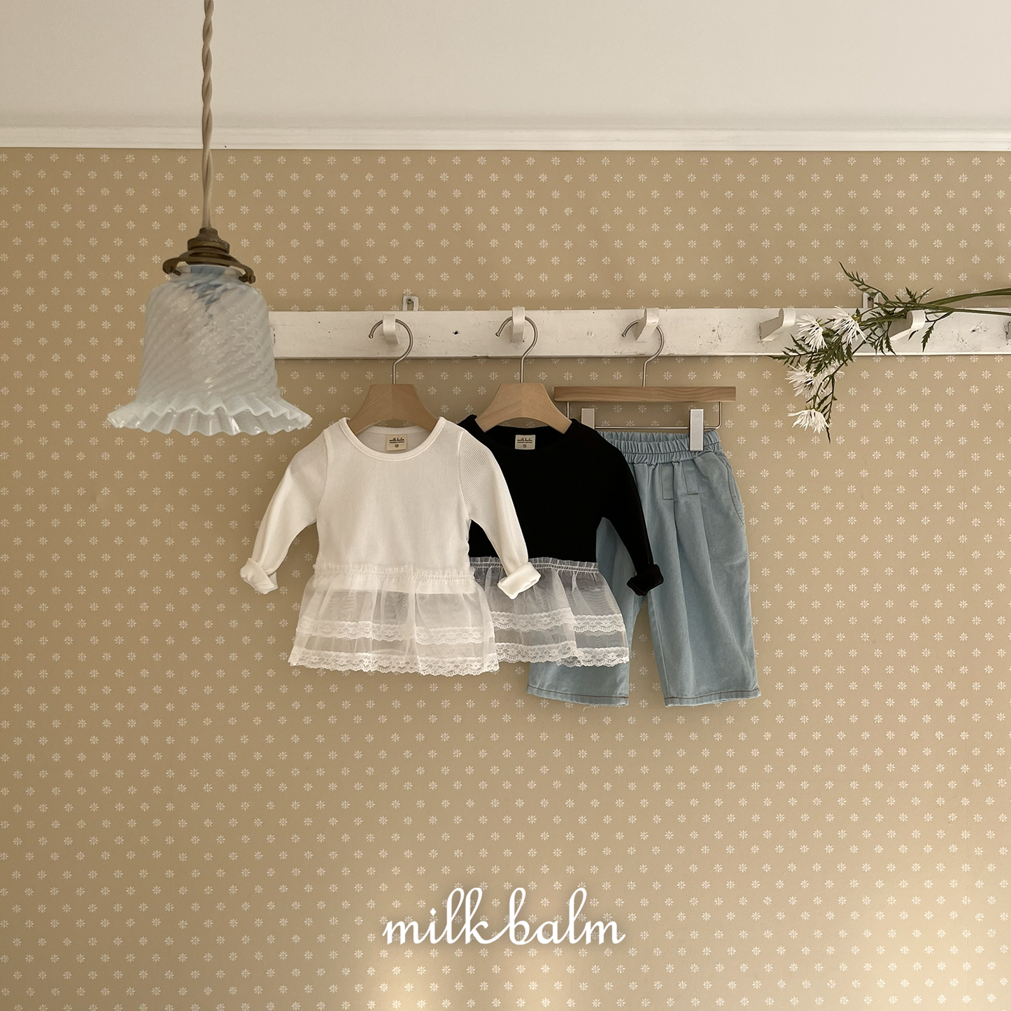 韓國童裝 26SS| MK17 Lace T-Shirt (75-125cm)