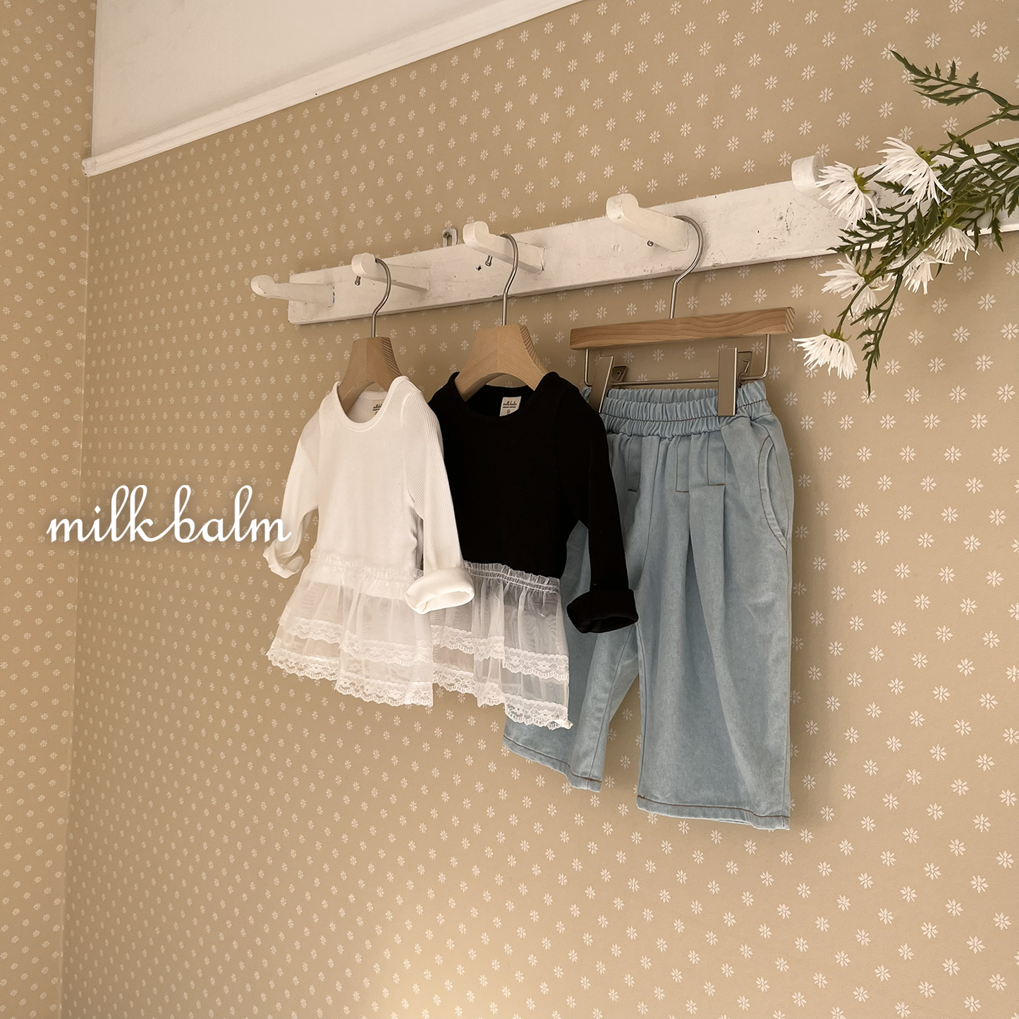 韓國童裝 26SS| MK17 Lace T-Shirt (75-125cm)