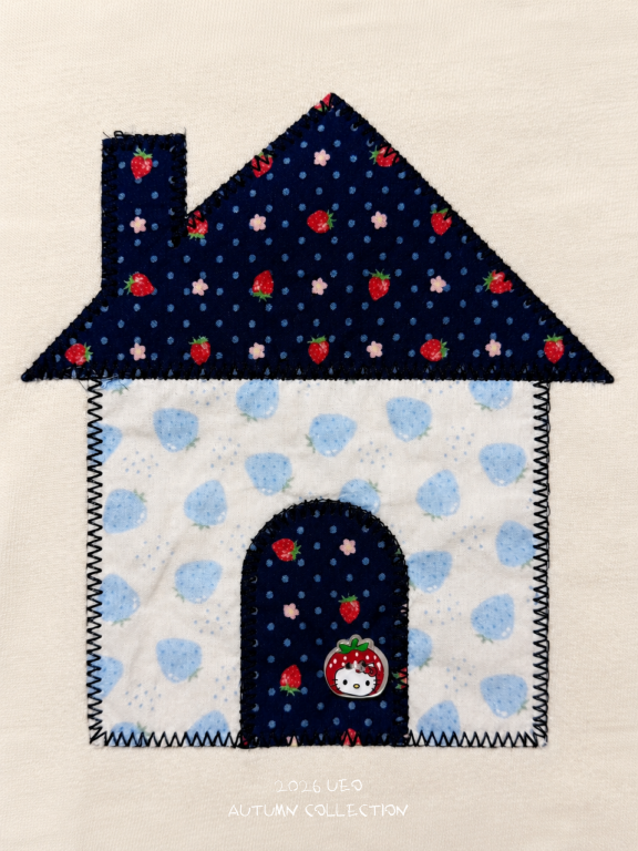 韓國童裝 26秋| UE37 Strawberry House Tee 上衣 (90-130)