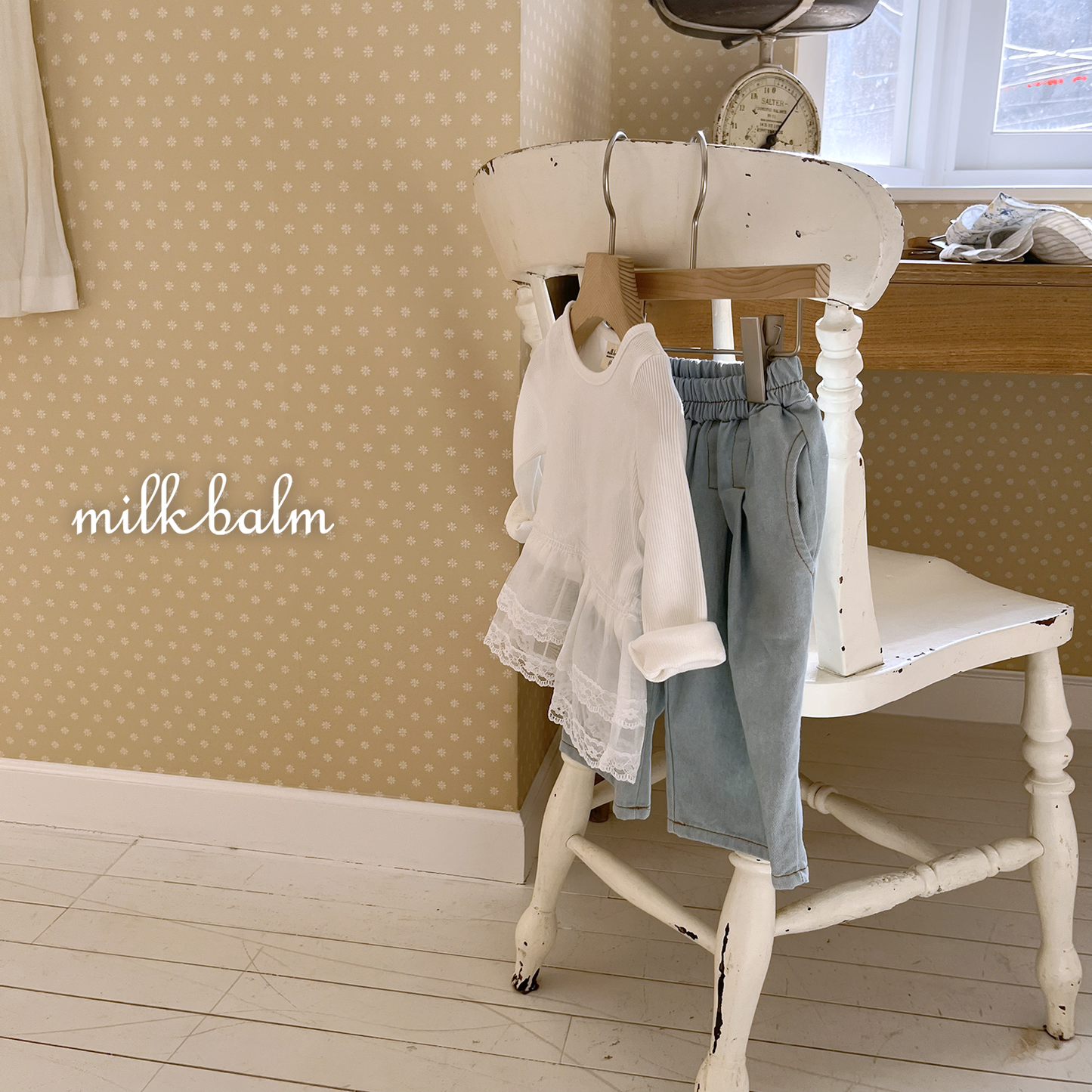 韓國童裝 26SS| MK17 Lace T-Shirt (75-125cm)