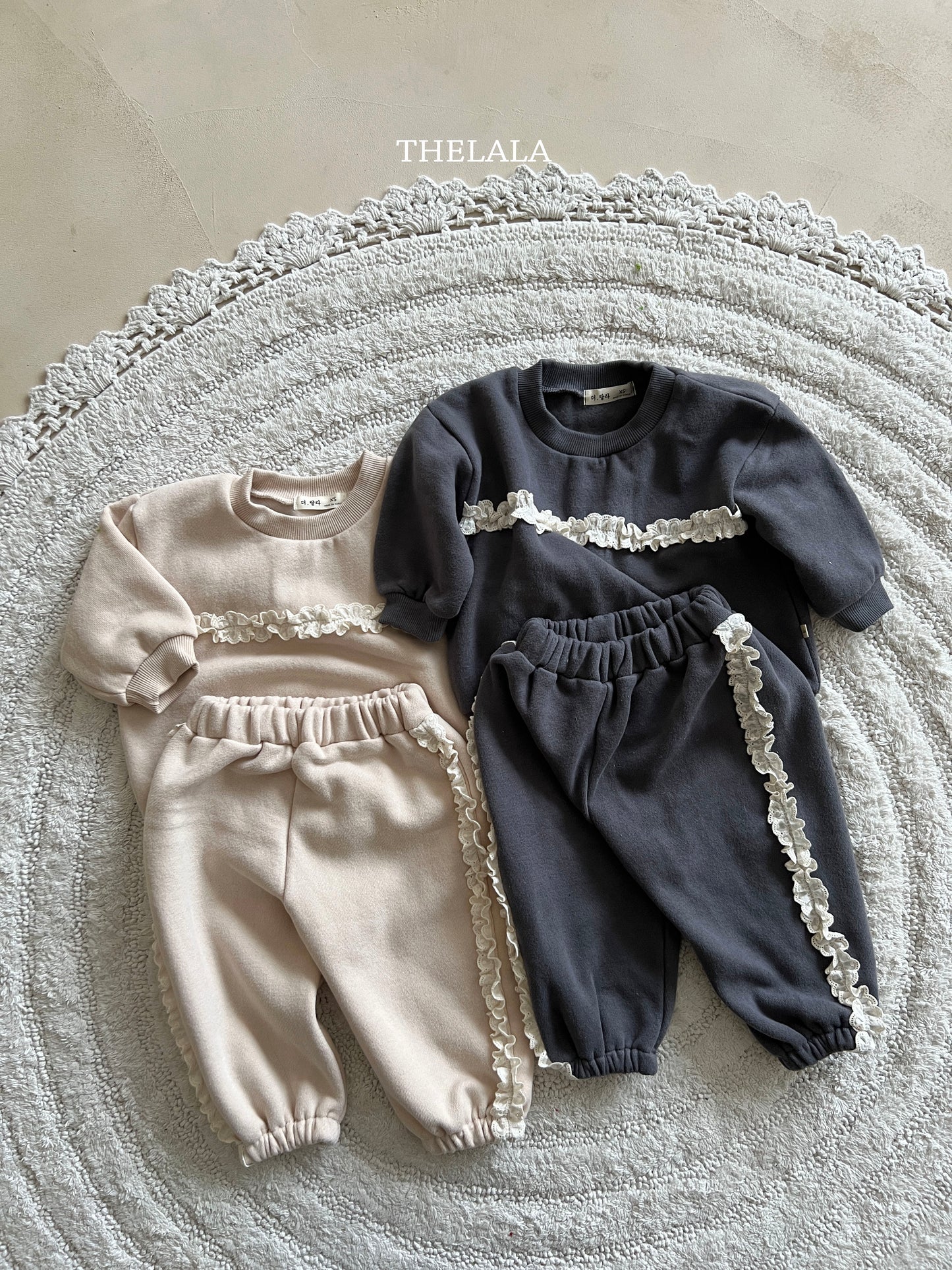 韓國童裝 25秋冬 | LA25446 Lace Pants  (Baby & Kids)