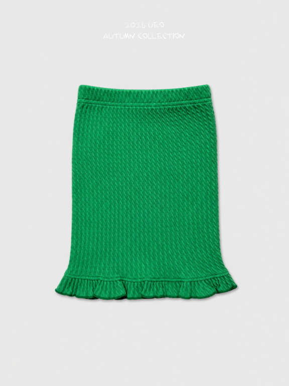 韓國童裝 26秋| UE15 Sukhee Frill Skirt 短裙 (90-130)